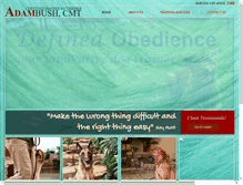 Tablet Screenshot of definedobedience.com
